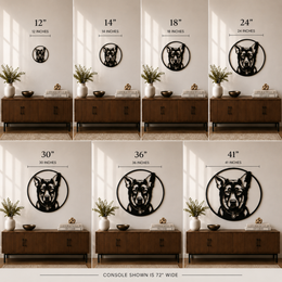 Custom Metal Pet Portrait | Personalized Steel Wall Art